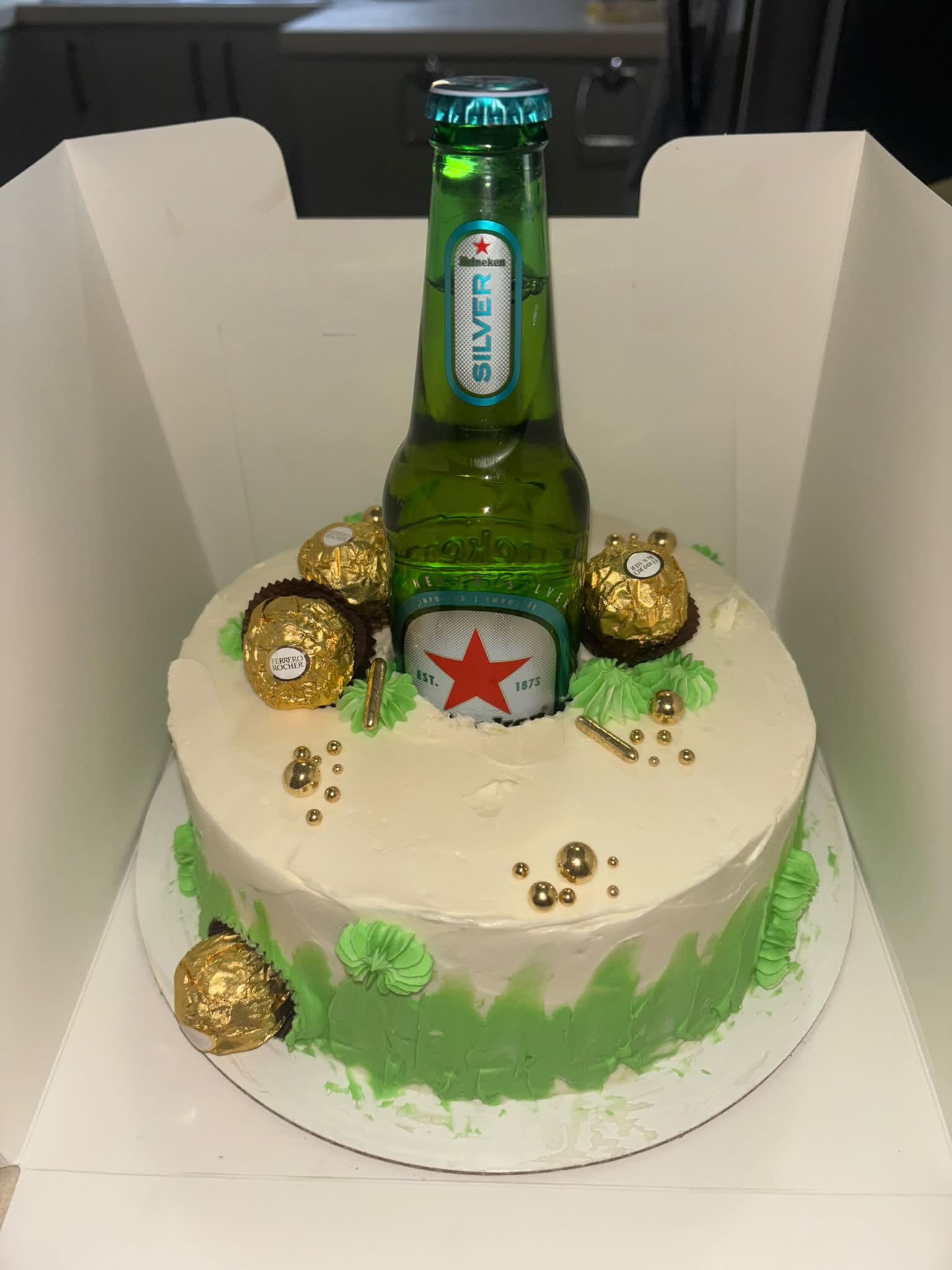 Beer themed cake